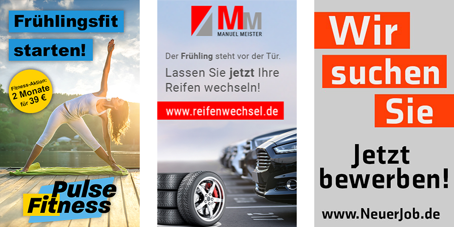 Beispiele Medienwand am Greven Haus DOOH-Beispiele für Werbung auf der Medienwand am Greven Haus