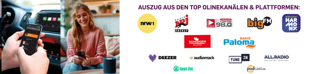 Senderliste für Online Radio Ads