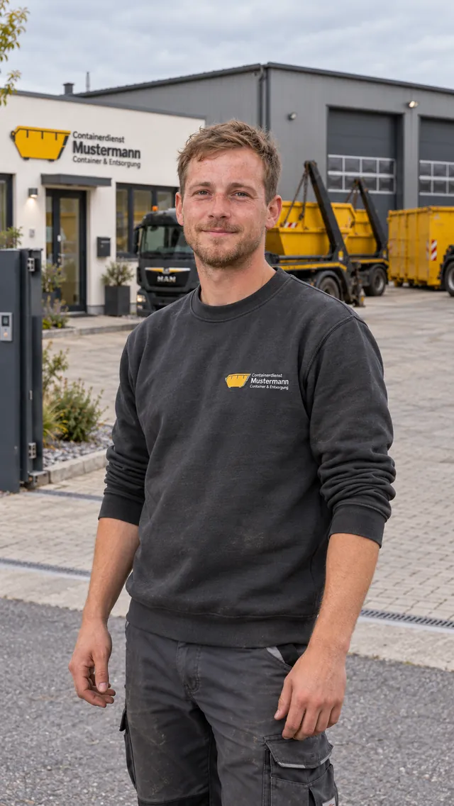 Daniel Beispiel, Lkw-Fahrer.