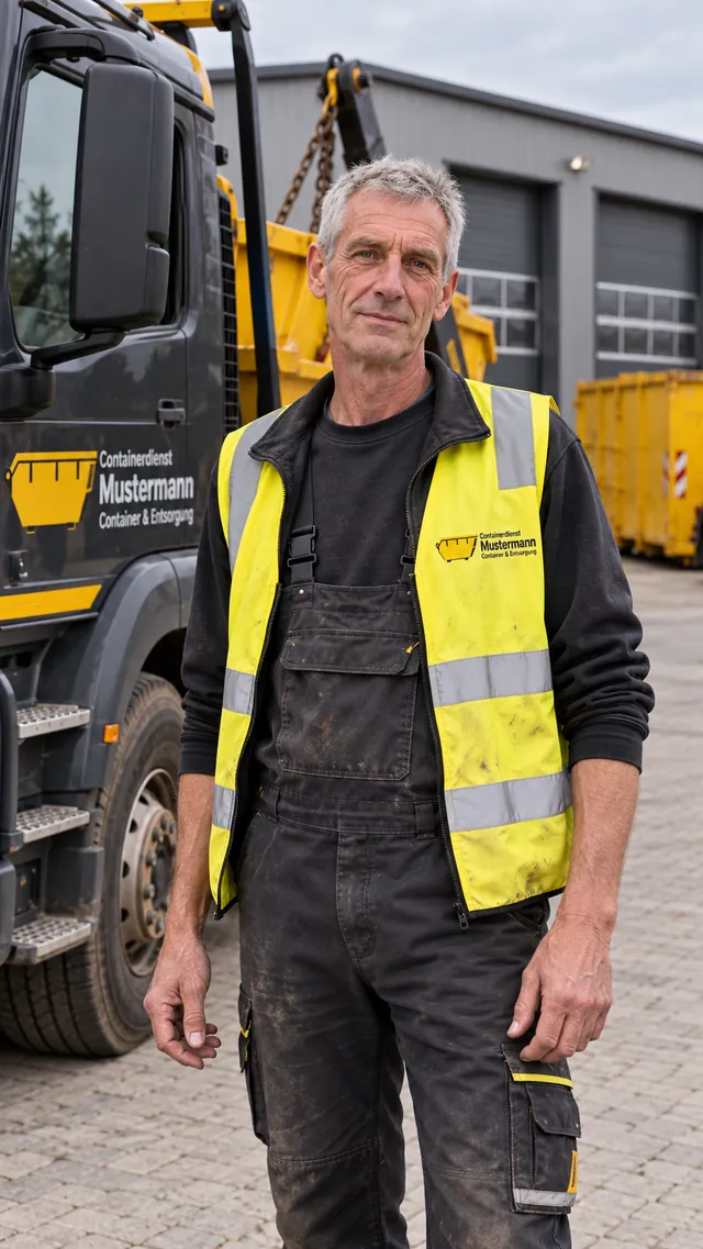 Jens Muster, Lkw-Fahrer.