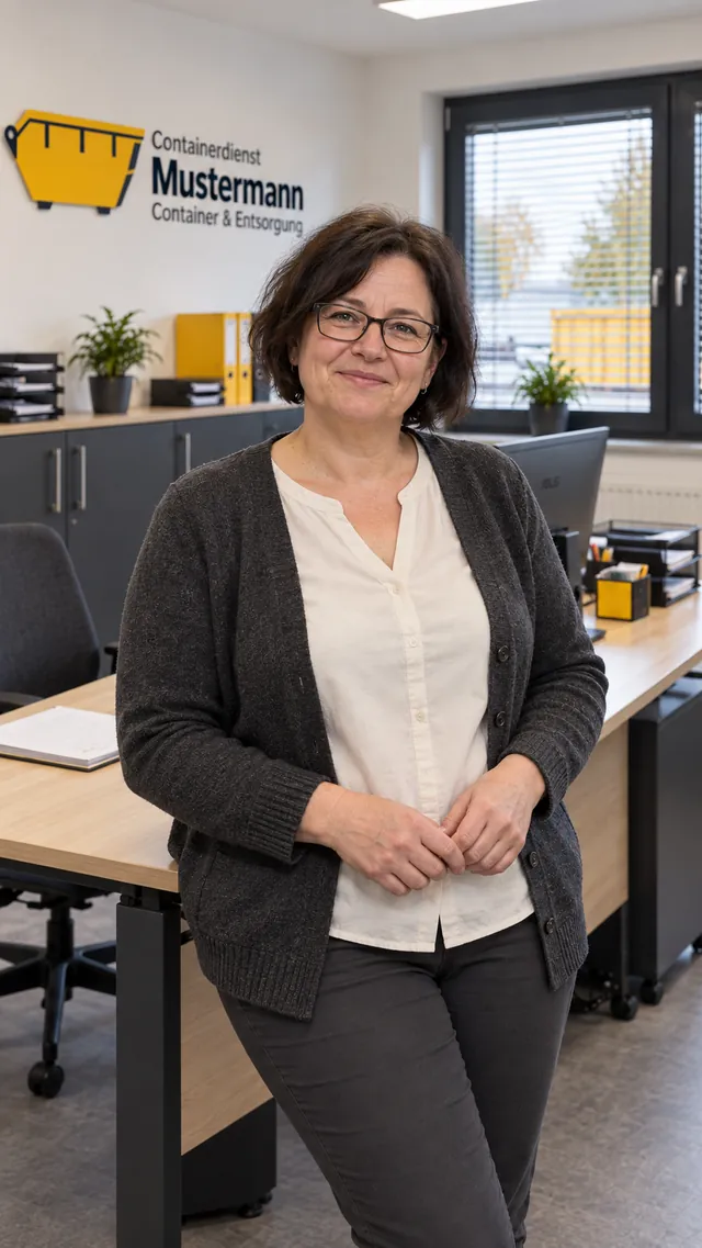 Sabine Musterfrau aus der Kundenberatung.