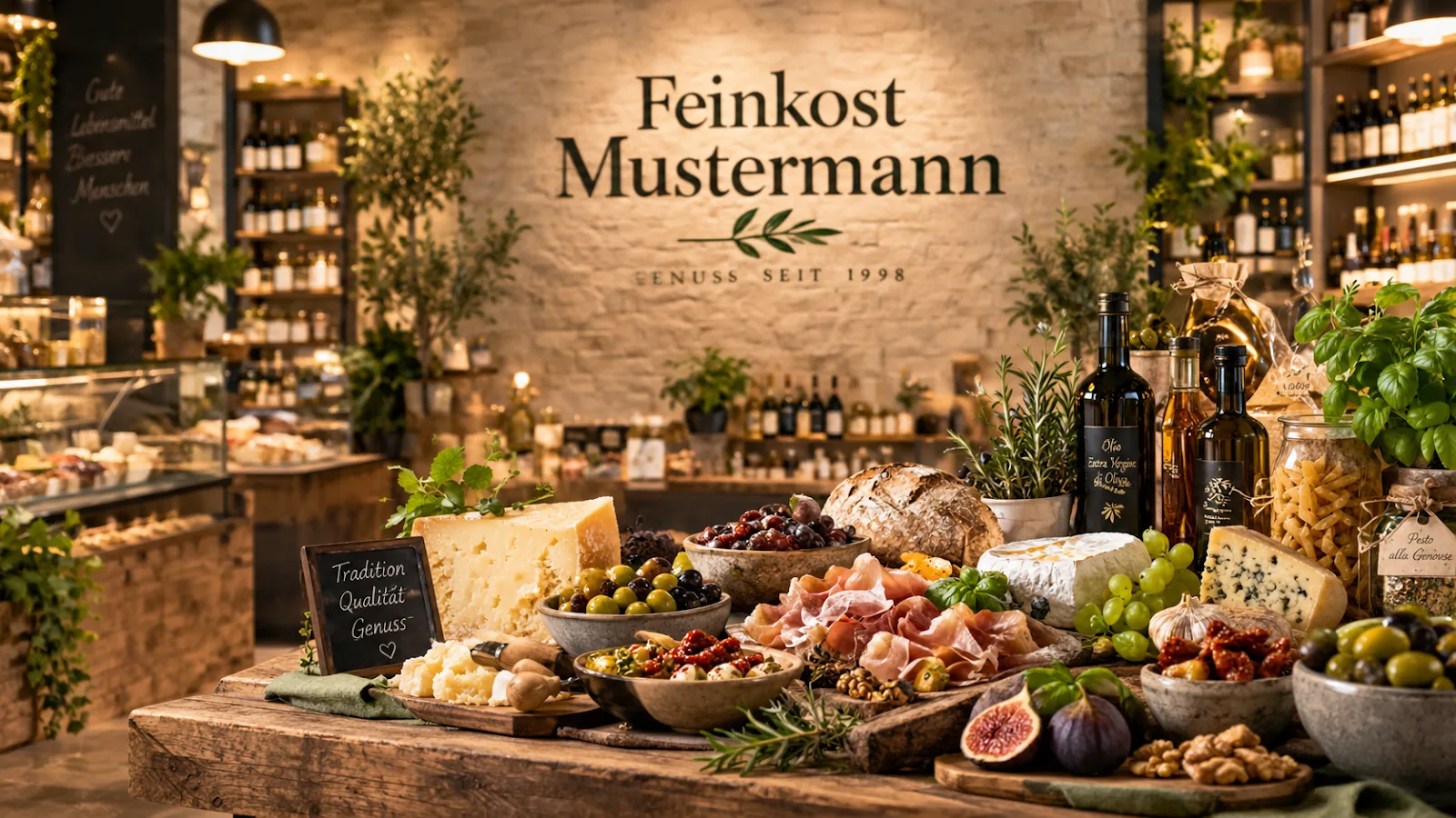 Feinkosttafel Genusswelt Feinkost Mustermann