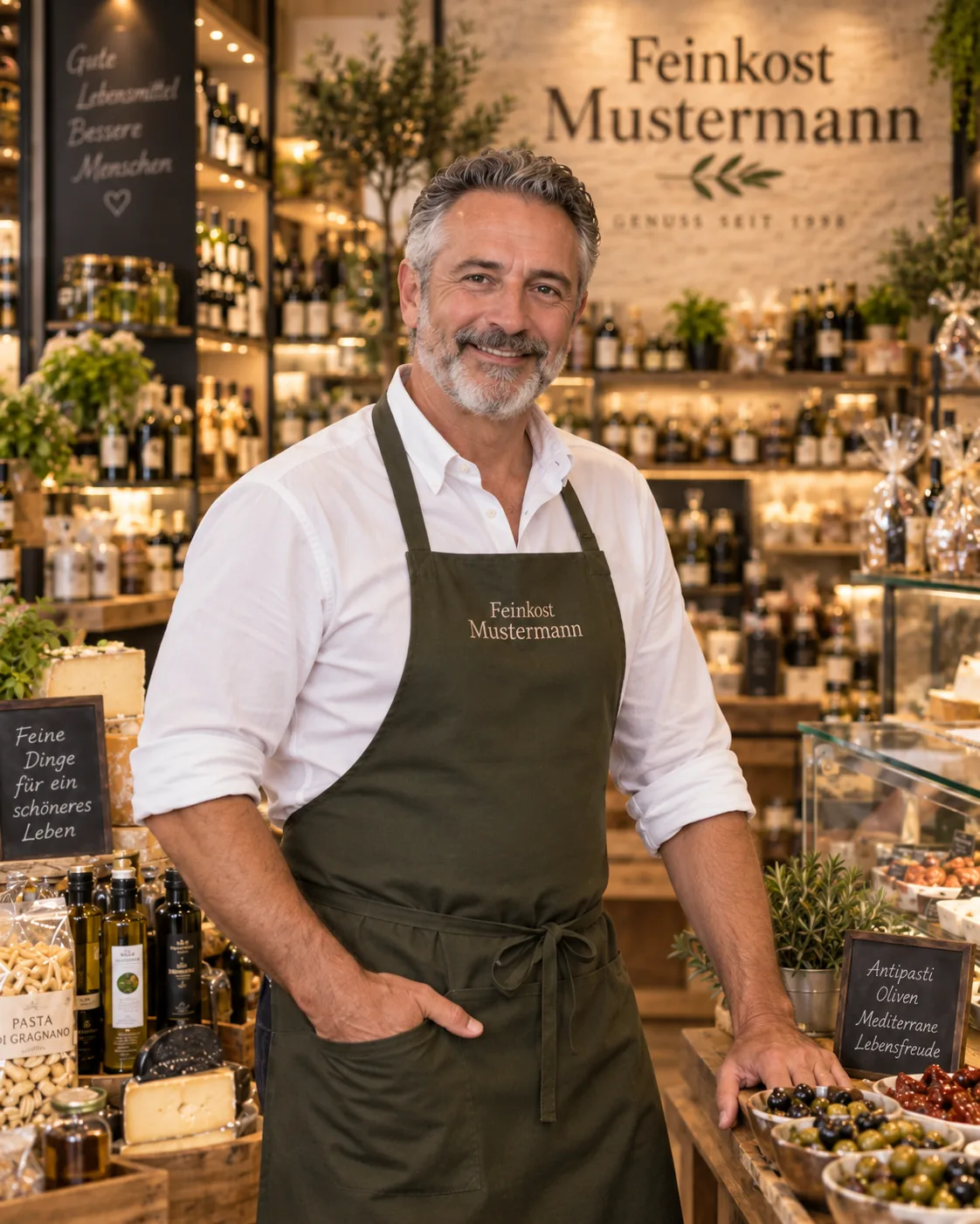 Thomas Mustermann, Gründer & Feinkostexperte