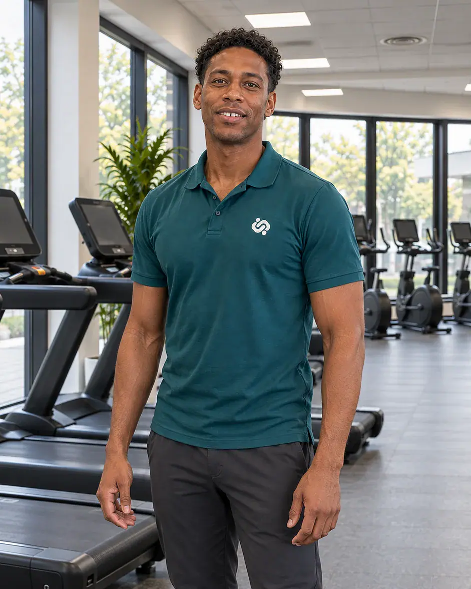 Porträt von Levi Mustermann, Trainer für Ausdauer und Kurse.