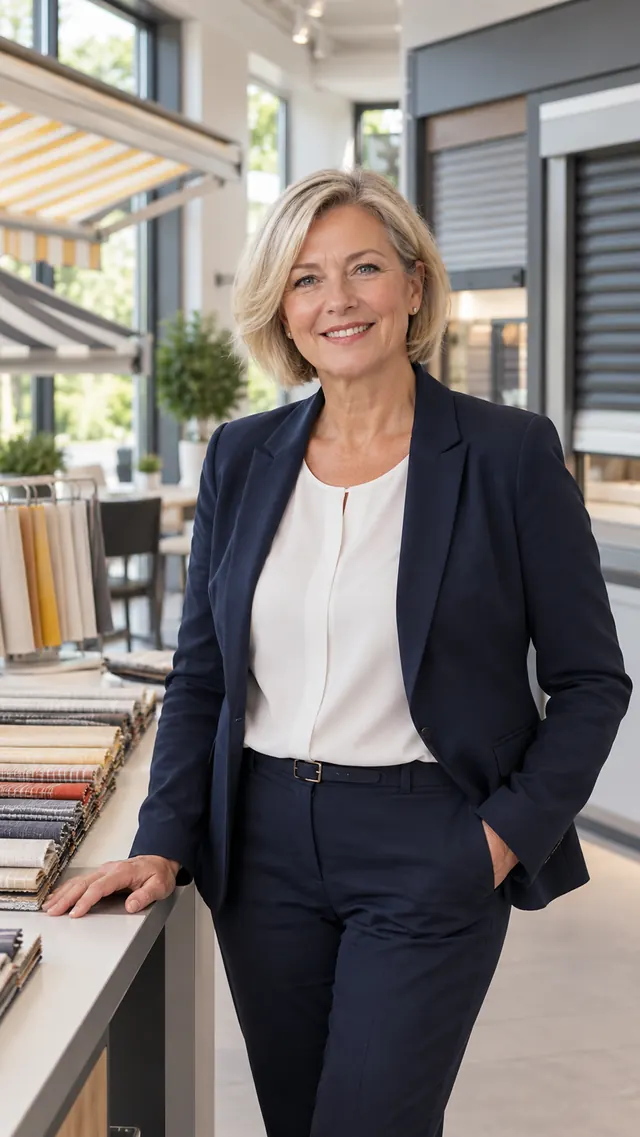 Porträt von Sabine Musterfrau, Kundenberatung