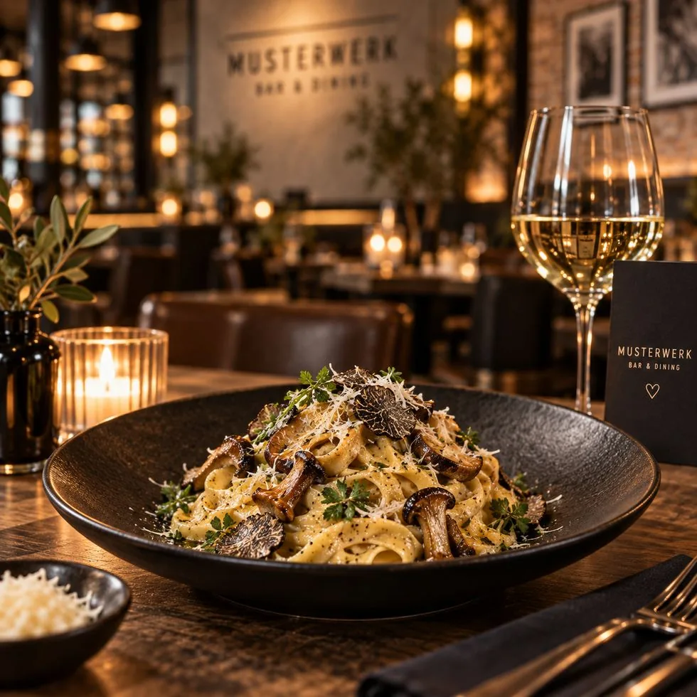 Tagliatelle mit Trüffel und Pilzen