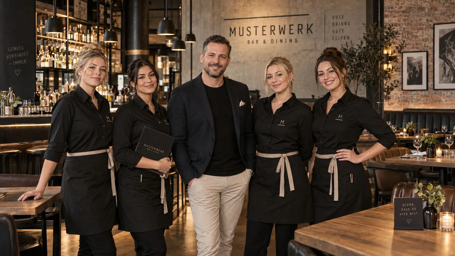Das Team des MUSTERWERK Bar & Dining