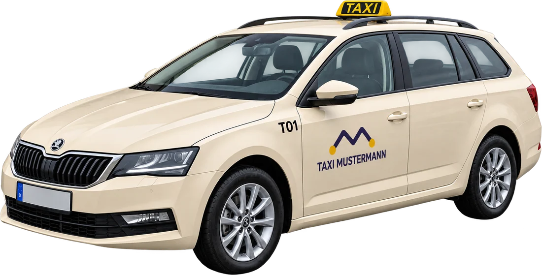 Mittelgroßer Kombi, freigestellt