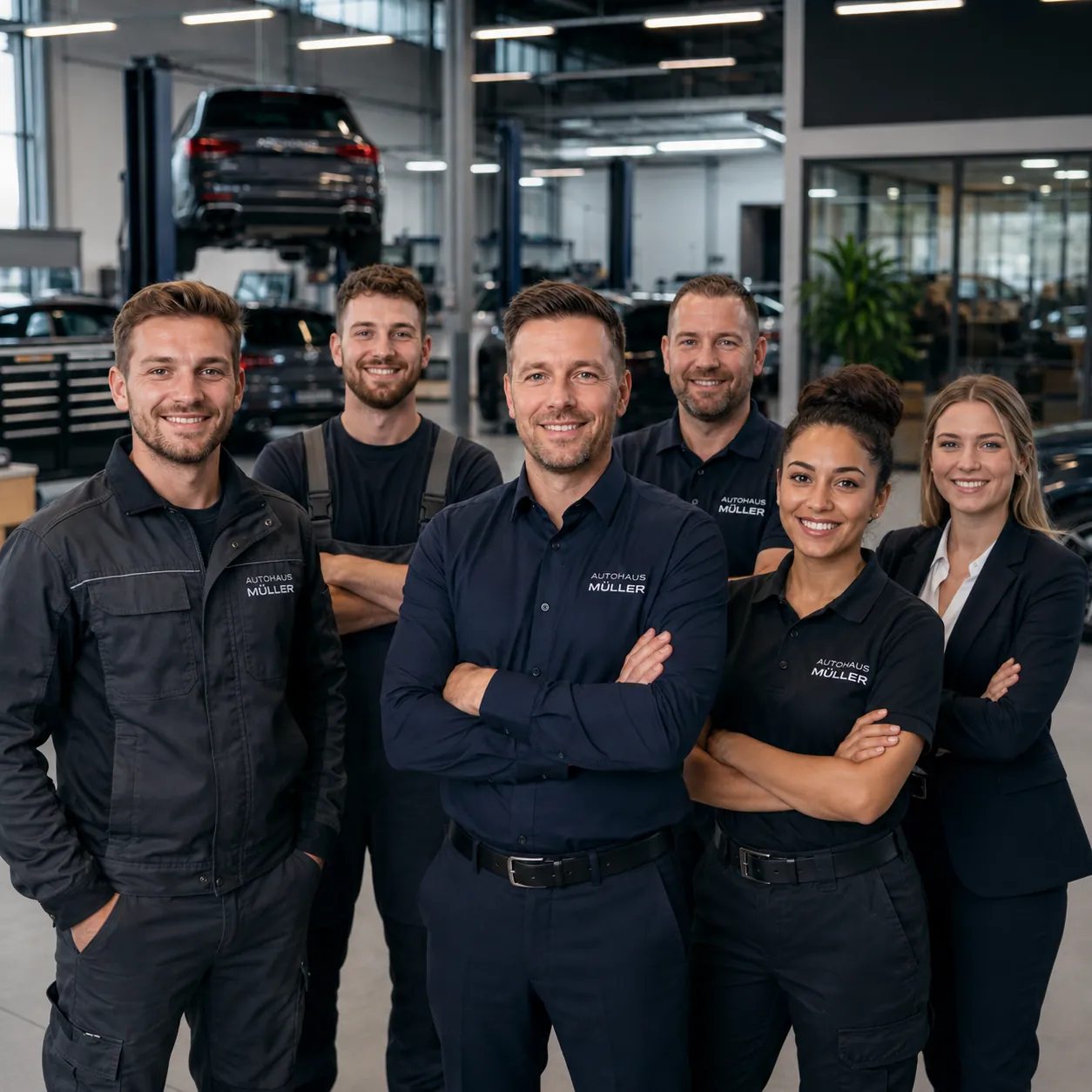 Das Team der Musterwerkstatt Müller
